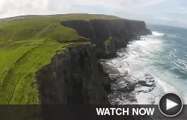 Drone's-eye view of Ireland